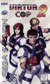 Virtua Cop 2 Sega Saturn  box art